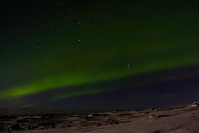 Low angle view of sky at night