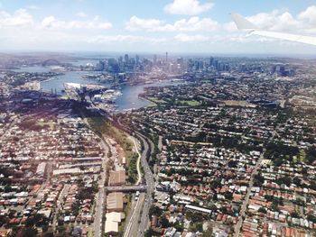 Aerial view of cityscape