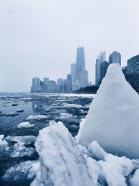 View of city skyline