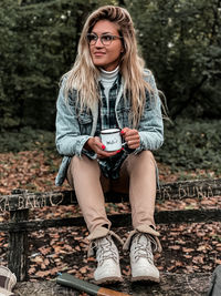 Young woman in nature