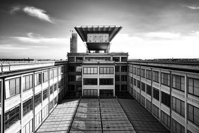 Low angle view of building against sky