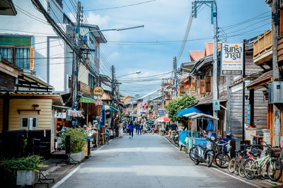 Street amidst buildings in city