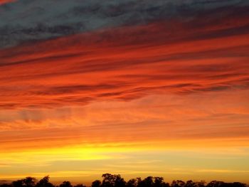 Scenic view of sunset sky