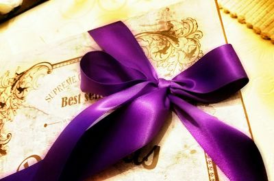 Close up of purple flower