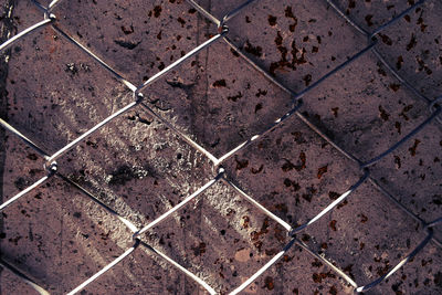 Full frame shot of chainlink fence