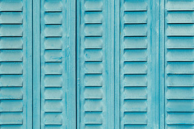 Full frame shot of blue door