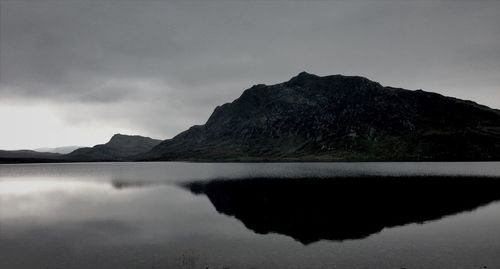 Scenic view of calm lake