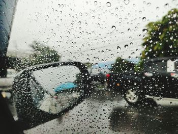 Raindrops on glass window