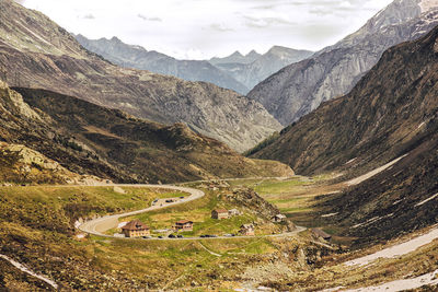 Scenic view of mountains