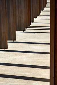 Shadows at modern building