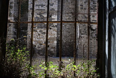 Close up of metal grate