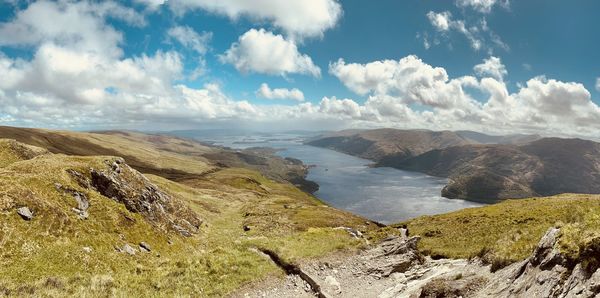 View over loch lomond, scotland