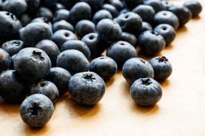 Close-up of fruits on table