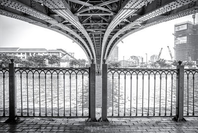 View of bridge in city