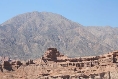 View of rock formations