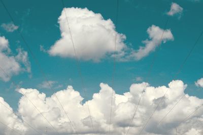 Low angle view of clouds in sky