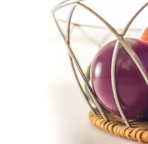 Close-up of eyeglasses on table