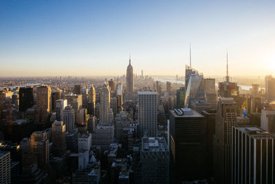Skyscrapers in city
