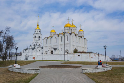 Traditional building against sky