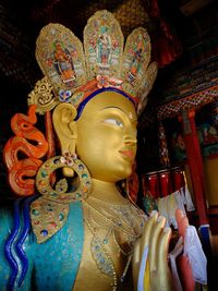Close up of statue