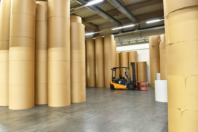 Printing shop: paper rolls