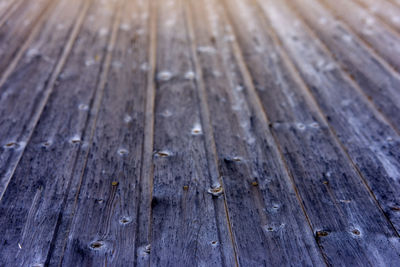 Full fame shot of floorboard