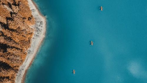 Aerial view of beach