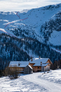 Snow covered landscape