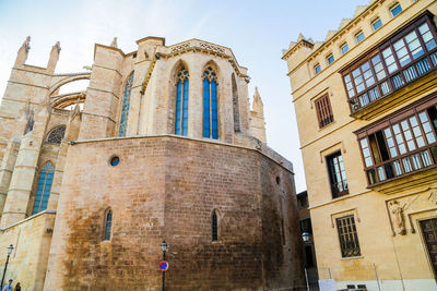 Low angle view of cathedral against sky