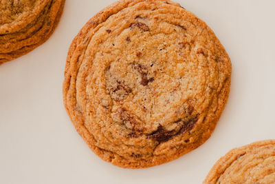 Close-up of cookies in plate