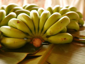 High angle view of fruits on table