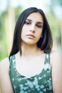 Portrait of a beautiful young woman