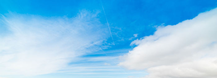 Low angle view of clouds in sky