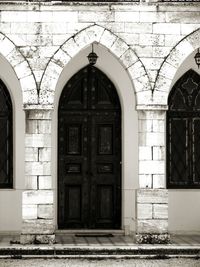 Entrance of old building