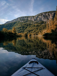 Kayaking on cetina river