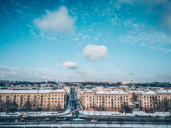 Cityscape against sky