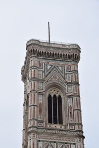 Campanile di giotto
low angle view of building against clear sky