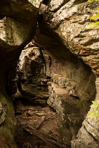 Close-up of rock formations