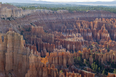 Panoramic view of rock formations