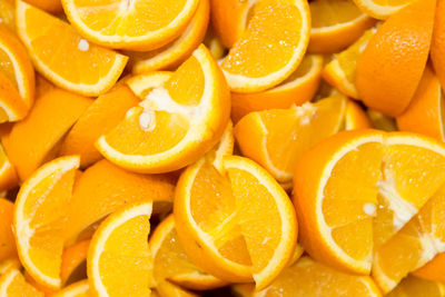 Full frame shot of orange fruit