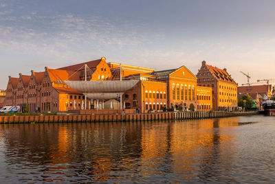Buildings at waterfront