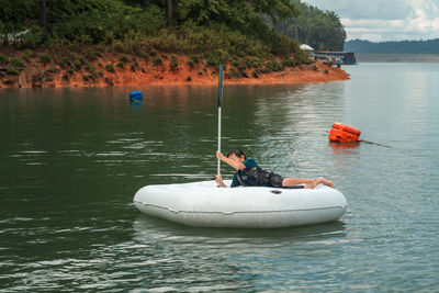 Boat in lake