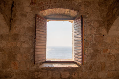 Window of old building