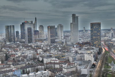 Aerial view of cityscape