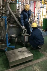 Men working at construction site