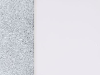 Detail shot of white background