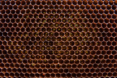 Full frame shot of beer bottles