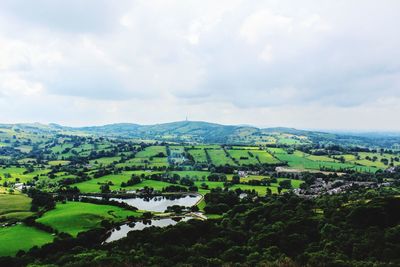 Scenic view of landscape against sky