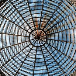 Low angle view of skylight