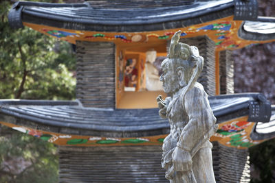 Close-up of buddha statue